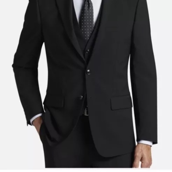 NWT Calvin Klein Men's Slim Fit Black Suit Jacket 42R - Picture 11 of 13